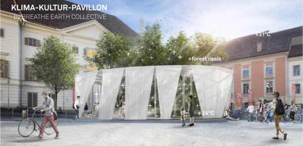     Breathe Earth Collective - The Climate Culture Pavilion GrazBEC Klima Kultur Pavillon Graz 
